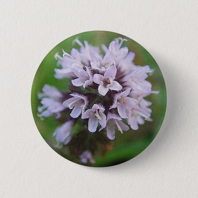 Macaron Rond 5 Cm Kleine lila Blüten (Devant)