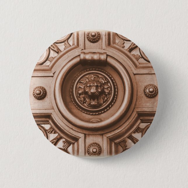 Macaron Rond 5 Cm Knock - Barcelona Old Quarter Porte Knocker (Devant)