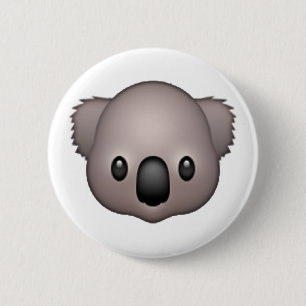 Macaron Rond 5 Cm Koala - Emoji
