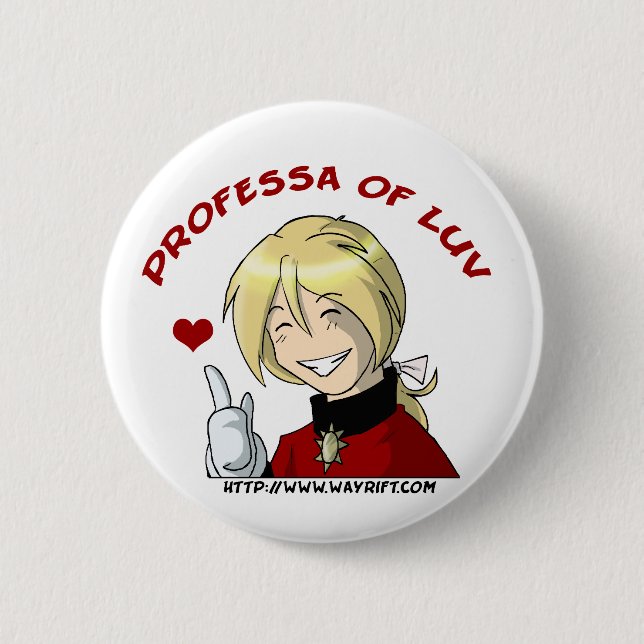 Macaron Rond 5 Cm Kory : Professa de bouton de Luv (Devant)