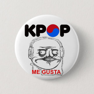 Macaron Rond 5 Cm KPop Me gusta Meme, i like