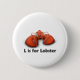 Macaron Rond 5 Cm L est pour le homard