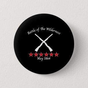 Macaron Rond 5 Cm La Bataille De La Virginie Wilderness 1864 Civil B