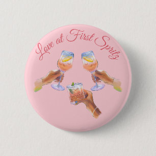 Macaron Rond 5 Cm La Brigade Spritz Thème de soirée de bachelorett