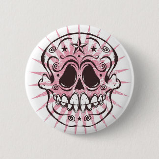 Macaron Rond 5 Cm La Calavera 4 - Colorway rose