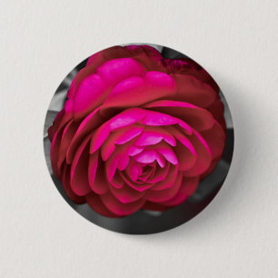 Macaron Rond 5 Cm La Camélia rose 