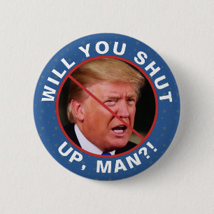 Macaron Rond 5 Cm La Citation De Biden Anti Donald Trump Va-T-Elle F