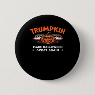 Macaron Rond 5 Cm La citrouille rend l'Halloween grand à nouveau cla