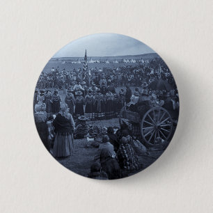 Macaron Rond 5 Cm La danse de choix des Blackfeet