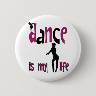 Macaron Rond 5 Cm La danse est ma vie