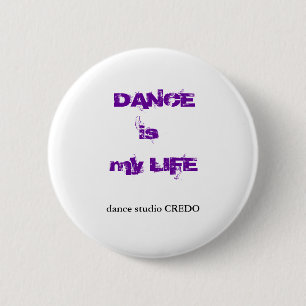 Macaron Rond 5 Cm La DANSE est ma VIE