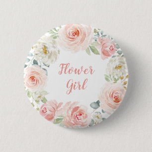 Macaron Rond 5 Cm La demoiselle de honneur féminine rougissent