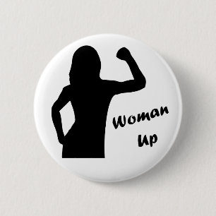 Macaron Rond 5 Cm La Femme debout - Bouton Feminist Pin