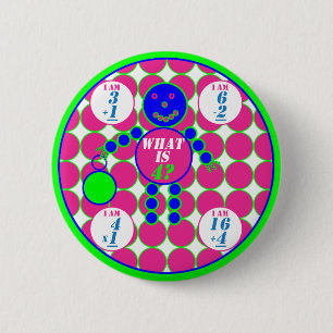 Macaron Rond 5 Cm La géométrie, bouton-cercle-âge 4