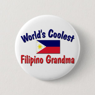 Macaron Rond 5 Cm La grand-maman philippine la plus fraîche