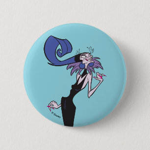 Macaron Rond 5 Cm La Groove de l'Empereur Yzma