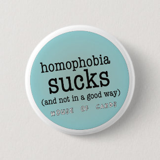 Macaron Rond 5 Cm La homophobie suce le bouton