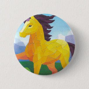 Macaron Rond 5 Cm la Licorne est un mythes