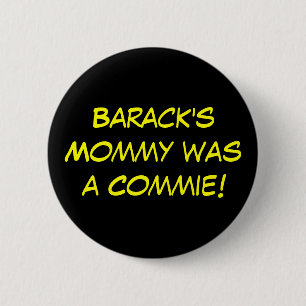 Macaron Rond 5 Cm La maman de Barack était un coco !