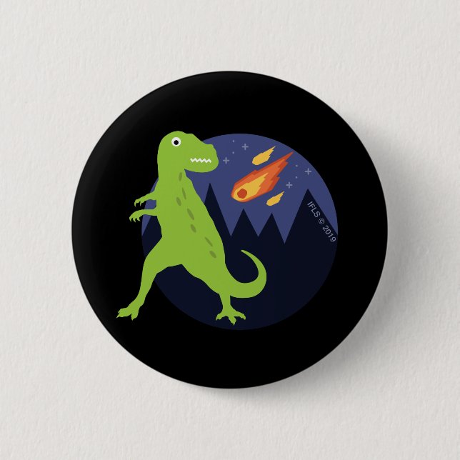 Macaron Rond 5 Cm La météorite qui a collé (Devant)