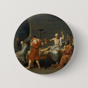 Macaron Rond 5 Cm La mort de David de Socrates