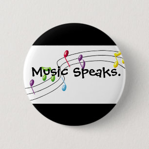 Macaron Rond 5 Cm La musique parle