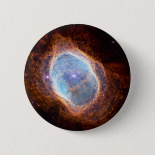 Macaron Rond 5 Cm La Nebula de l'Anneau du Sud