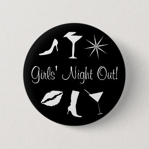 Macaron Rond 5 Cm La nuit des filles !