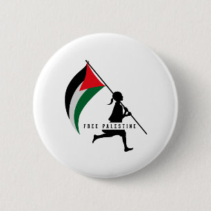 Macaron Rond 5 Cm La Palestine libre