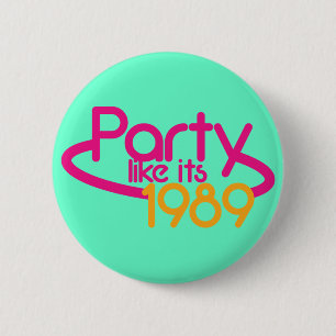 Macaron Rond 5 Cm La PARTIE comme elle est 1989