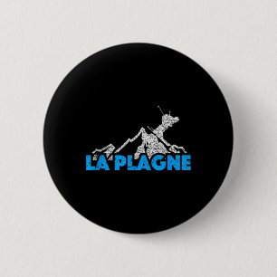 Macaron Rond 5 Cm La Plagne Ski Snowboard France Resort Distre