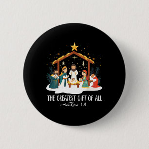 Macaron Rond 5 Cm La Plus Grande Pour Tous Noël Nativité Jésus-Chri