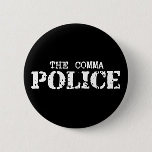 Macaron Rond 5 Cm La police de virgule se boutonne