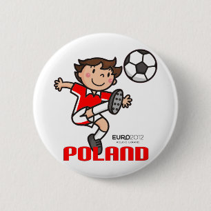 Macaron Rond 5 Cm La Pologne - euro 2012