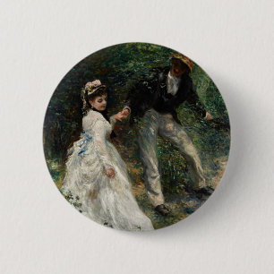 Macaron Rond 5 Cm La Promenade Renoir Impressionniste Peinture Art