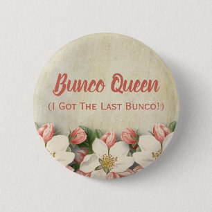 Macaron Rond 5 Cm La Reine de Bunco j'ai obtenu le dernier cru de