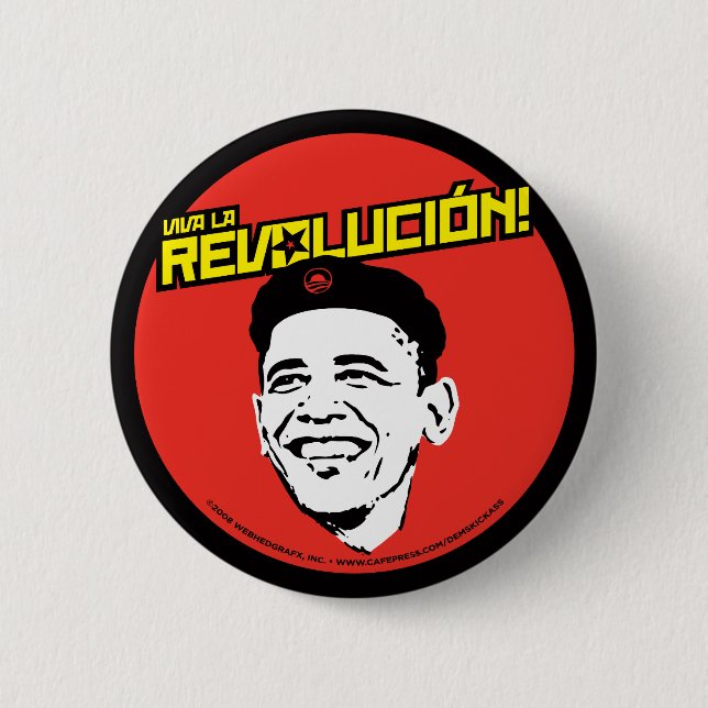 Macaron Rond 5 Cm La Revolucion de vivats ! Bouton rond (Devant)