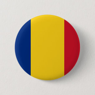 Macaron Rond 5 Cm La Roumanie - drapeau roumain - Drapelul României