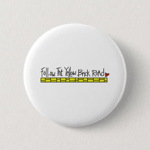Macaron Rond 5 Cm La route jaune de brique