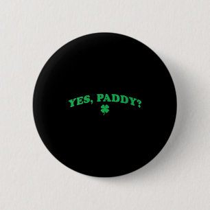 Macaron Rond 5 Cm La Saint-Patrick drôle de trèfle jour de la fête d