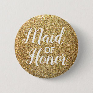 Macaron Rond 5 Cm La servante d'honneur Fête des mariées