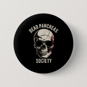 Macaron Rond 5 Cm La Société Des Pancréas Morts Chante Sensibilisati