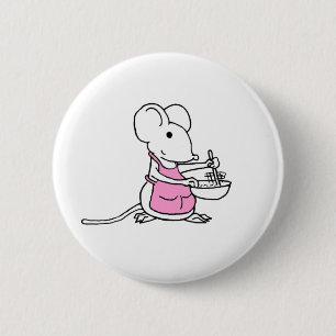 Macaron Rond 5 Cm La Souris Pink