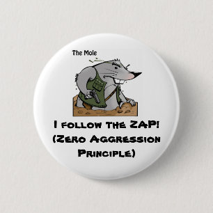 Macaron Rond 5 Cm La taupe VLAN autour du Pin