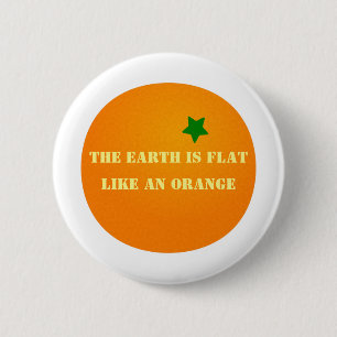 Macaron Rond 5 Cm La terre est plate