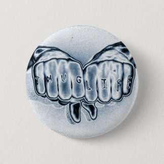 MACARON ROND 5 CM LA VIE DE VOYOU DE METTALIC