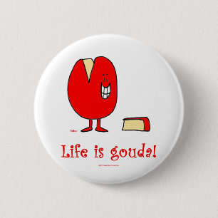 Macaron Rond 5 Cm la vie est bon fromage du Gouda