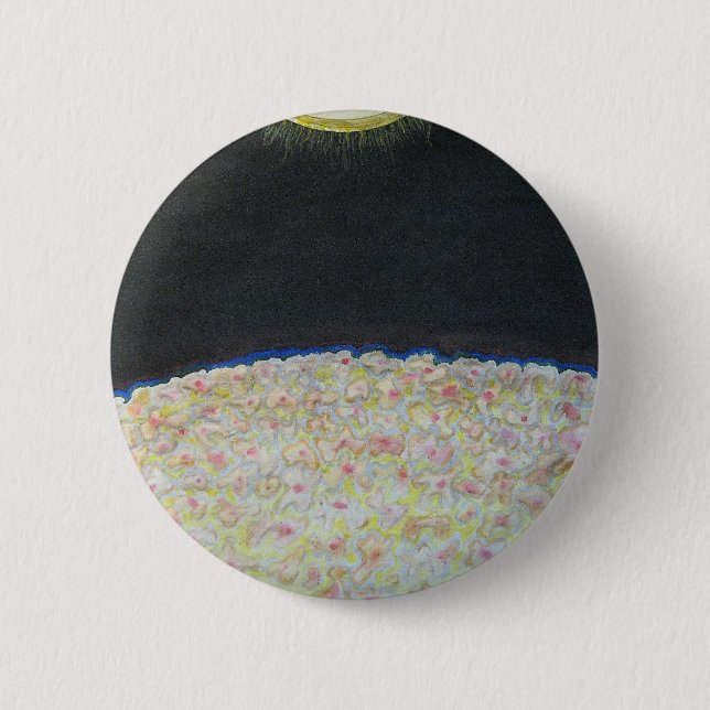 Macaron Rond 5 Cm La vie et le vide (Devant)