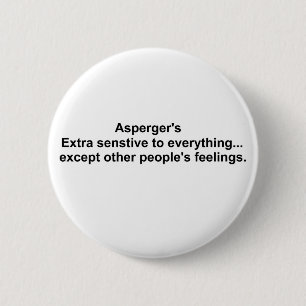 Macaron Rond 5 Cm La vitesse d'Asperger