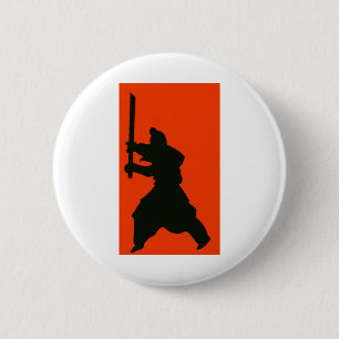 Macaron Rond 5 Cm La voie Bushido du Guerrier